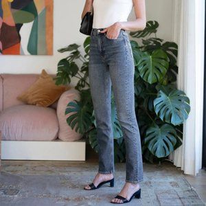 Liza High Rise Straight Jeans